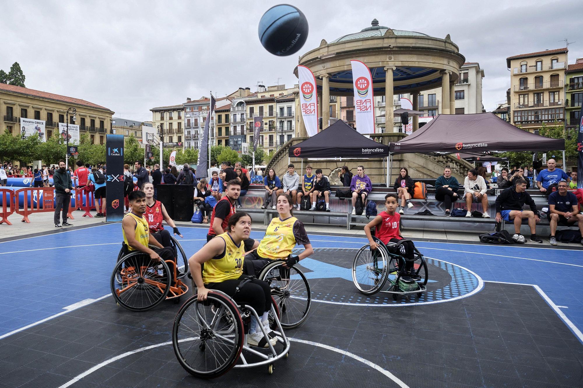 Fotos del circuito 3x3 de baloncesto Caixabank