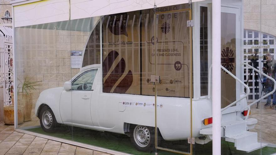 Israel no permite que el papamóvil de Francisco entre en Gaza