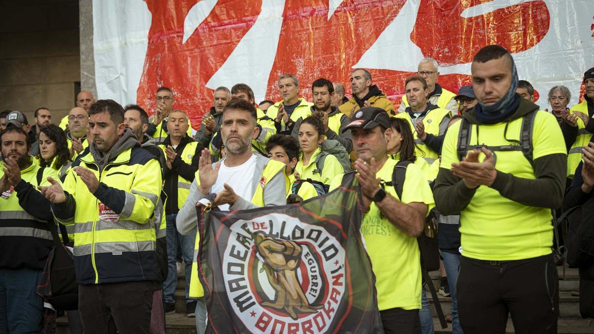 Los trabajadores advirtieron que su lucha “no ha terminado” e hicieron un llamamiento a la ciudadanía a participar en las próximas movilizaciones