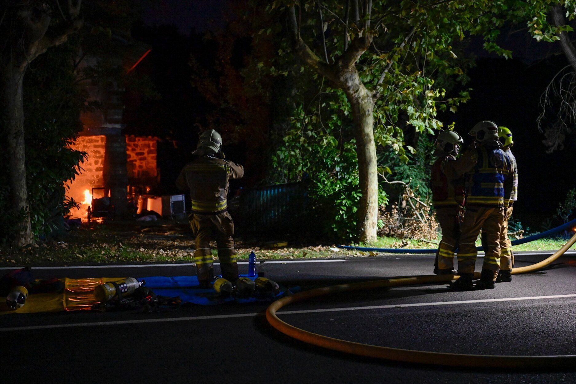 [Fotos] Segundo incendio del mes en Zumaia