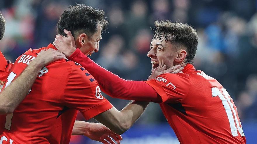 Ante Budimir y Aimar Oroz, en una imagen de archivo