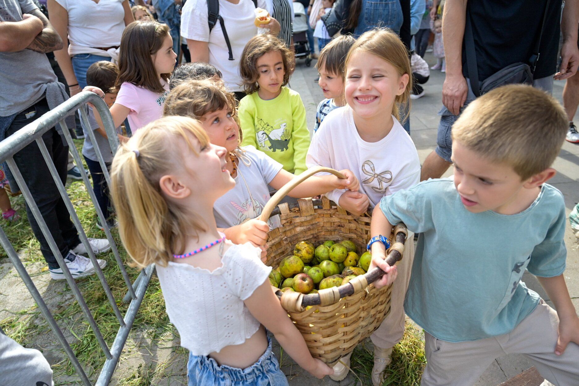 Feria de la cosecha de la manzana en Astigarraga.