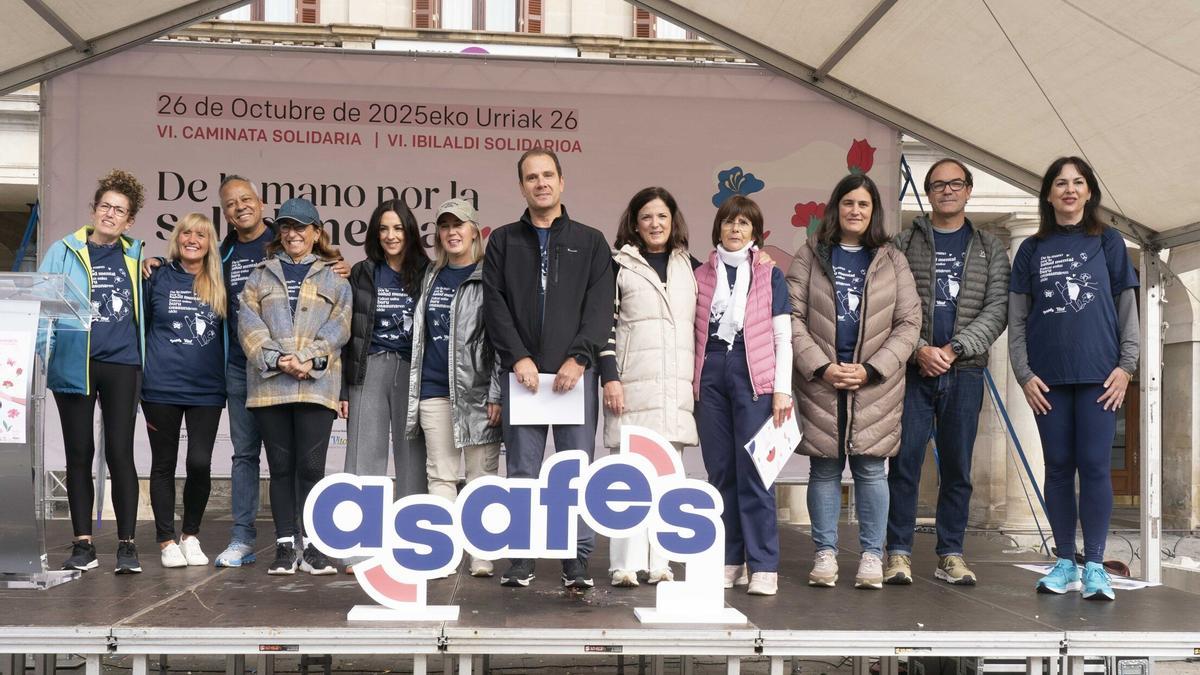 La VI Caminata Solidaria de Asafes ha vuelto a sacar a la calle la importancia de la salud mental