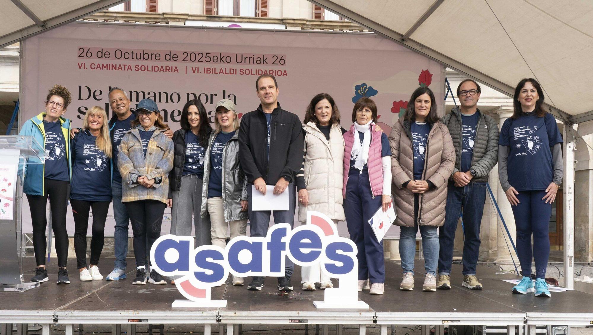 En imágenes: Así ha sido la VI Caminata Solidaria de Asafes en Vitoria por la salud mental
