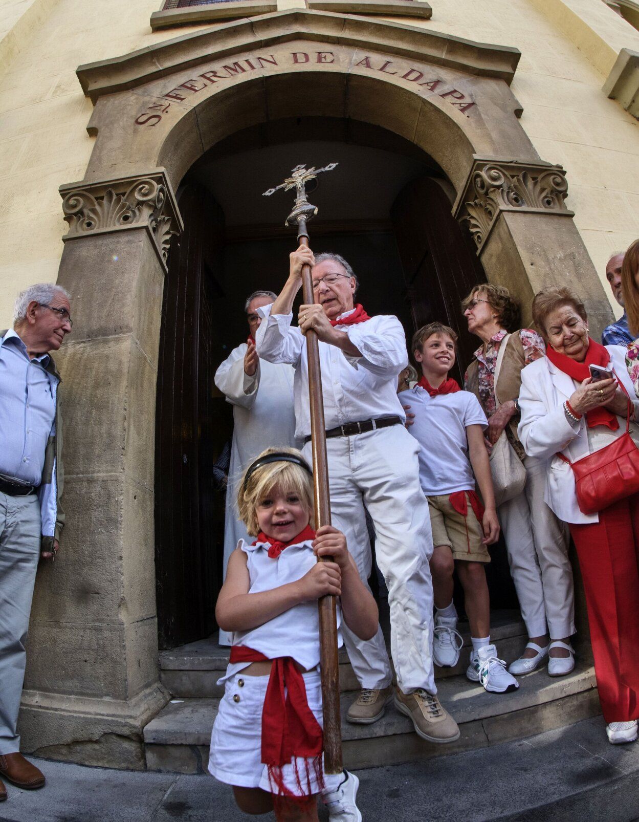 Fotos de la procesión de San Fermín Txikito