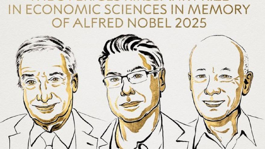 Joel Mokyr, Philippe Aghion y Peter Howitt, galardonados con el Nobel de Economía