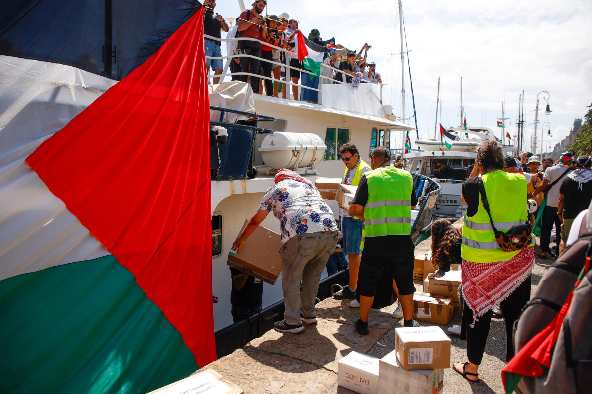 Fotos: La flotilla Global Sumud zarpa rumbo a Gaza