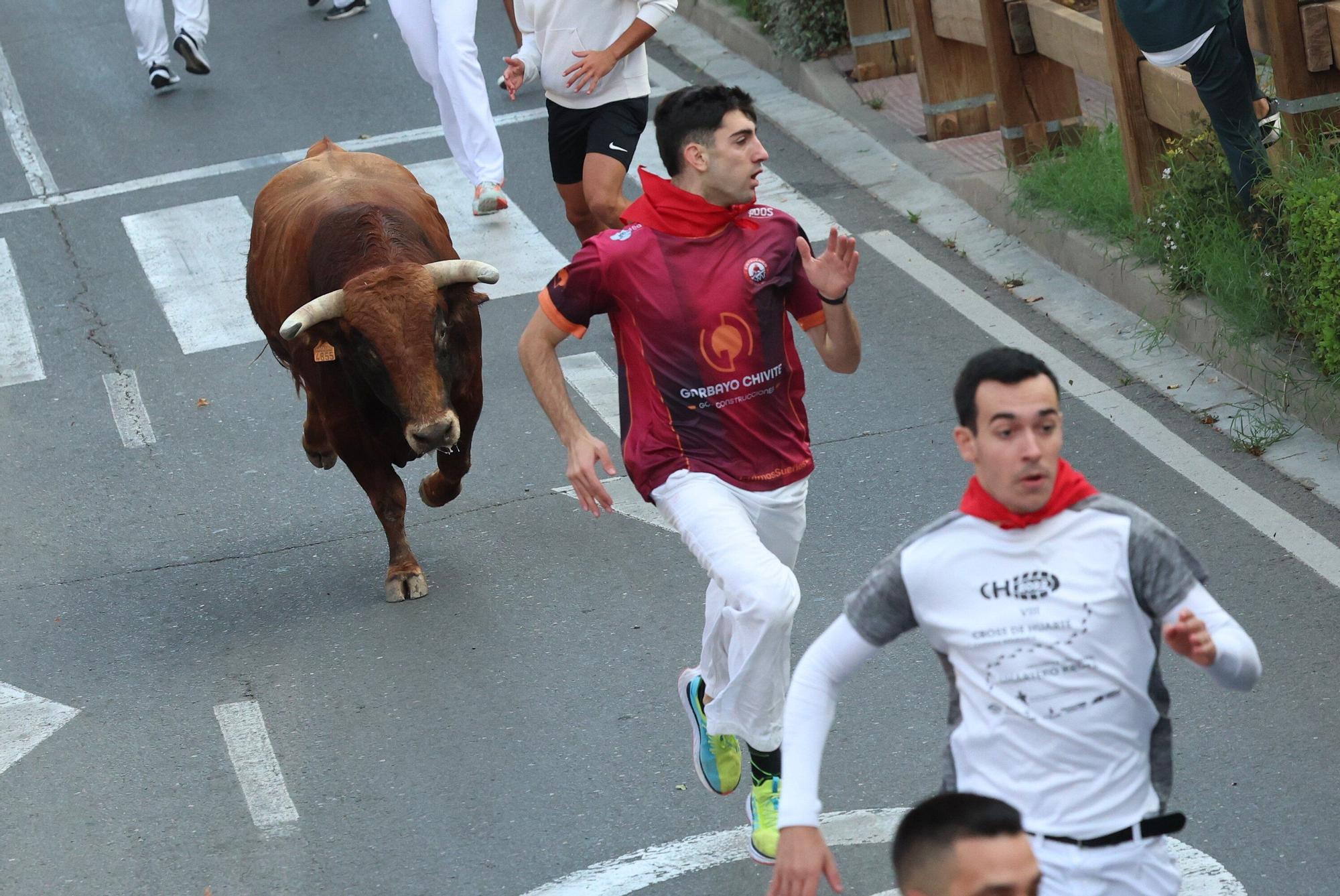 Fotos del primer encierro de las fiestas de Tudela 2025