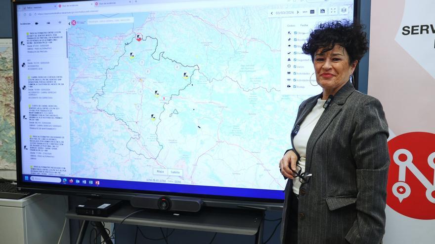 Navarra estrena un nuevo Visor de Tráfico que muestra todas las incidencias en tiempo real en las carreteras