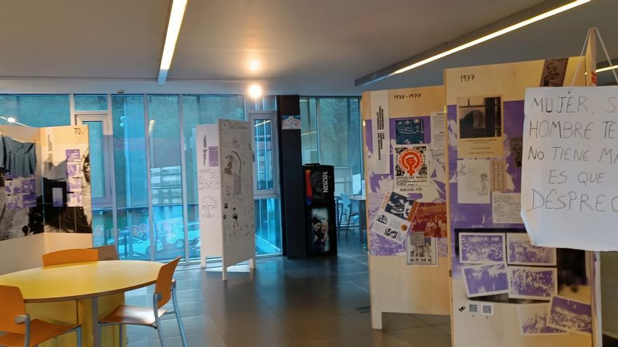 La historia del feminismo vizcaino se muestra en la Gazte Gela de Portugalete