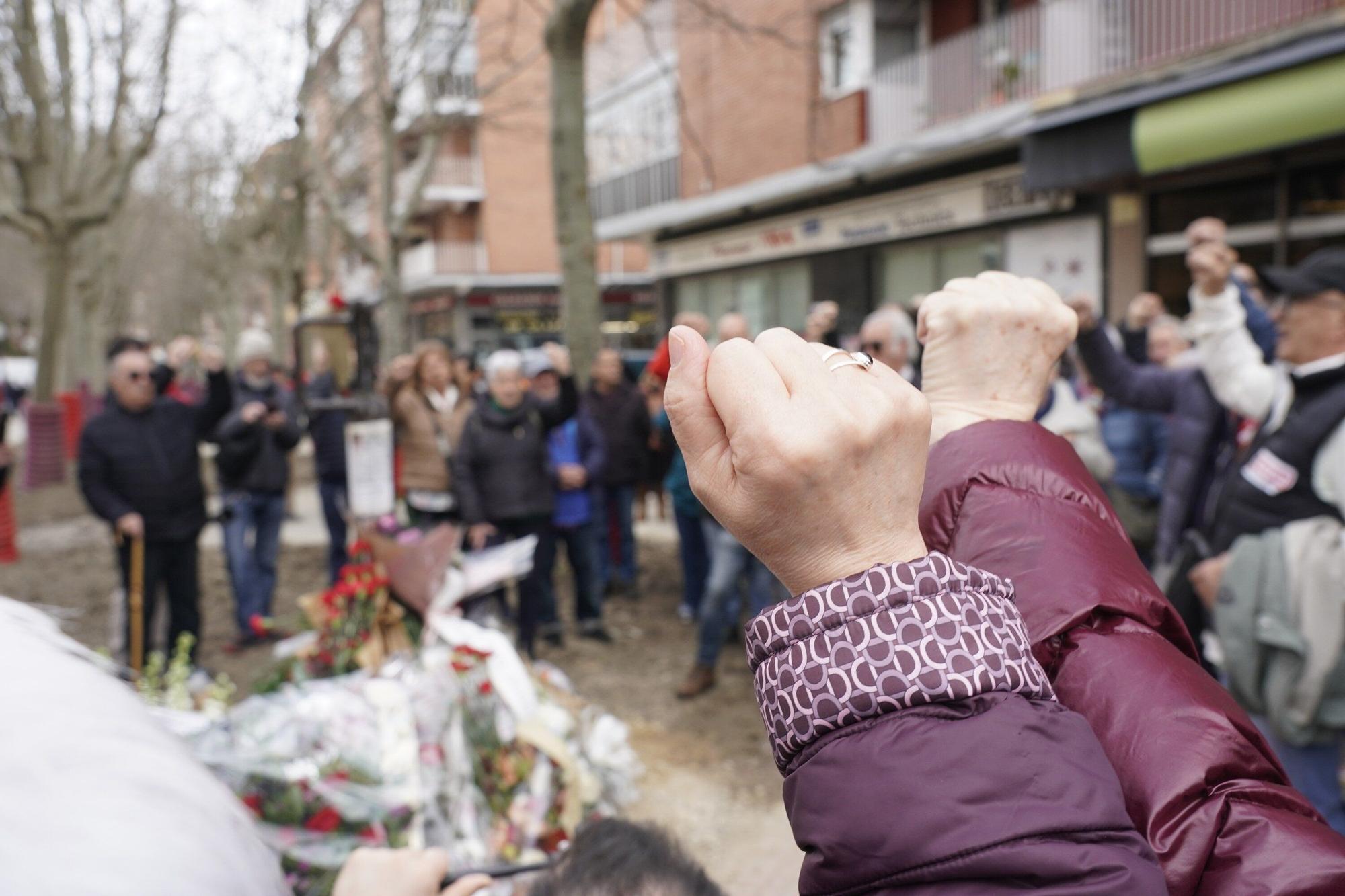 Ofrenda floral en recuerdo a las víctimas del 3 de marzo