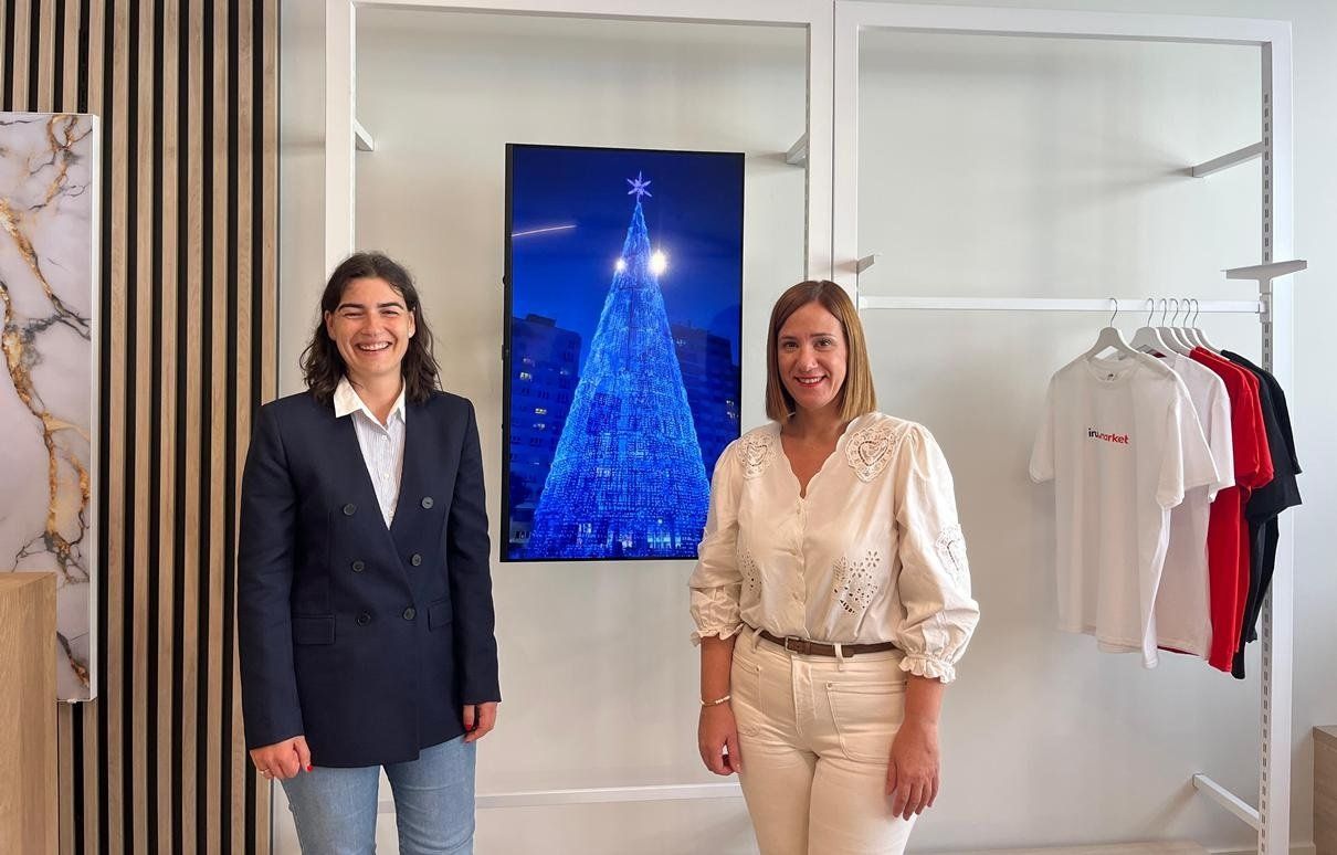 Nuria Alzaga y Cristina Laborda, durante una rueda de prensa de septiembre de 2025