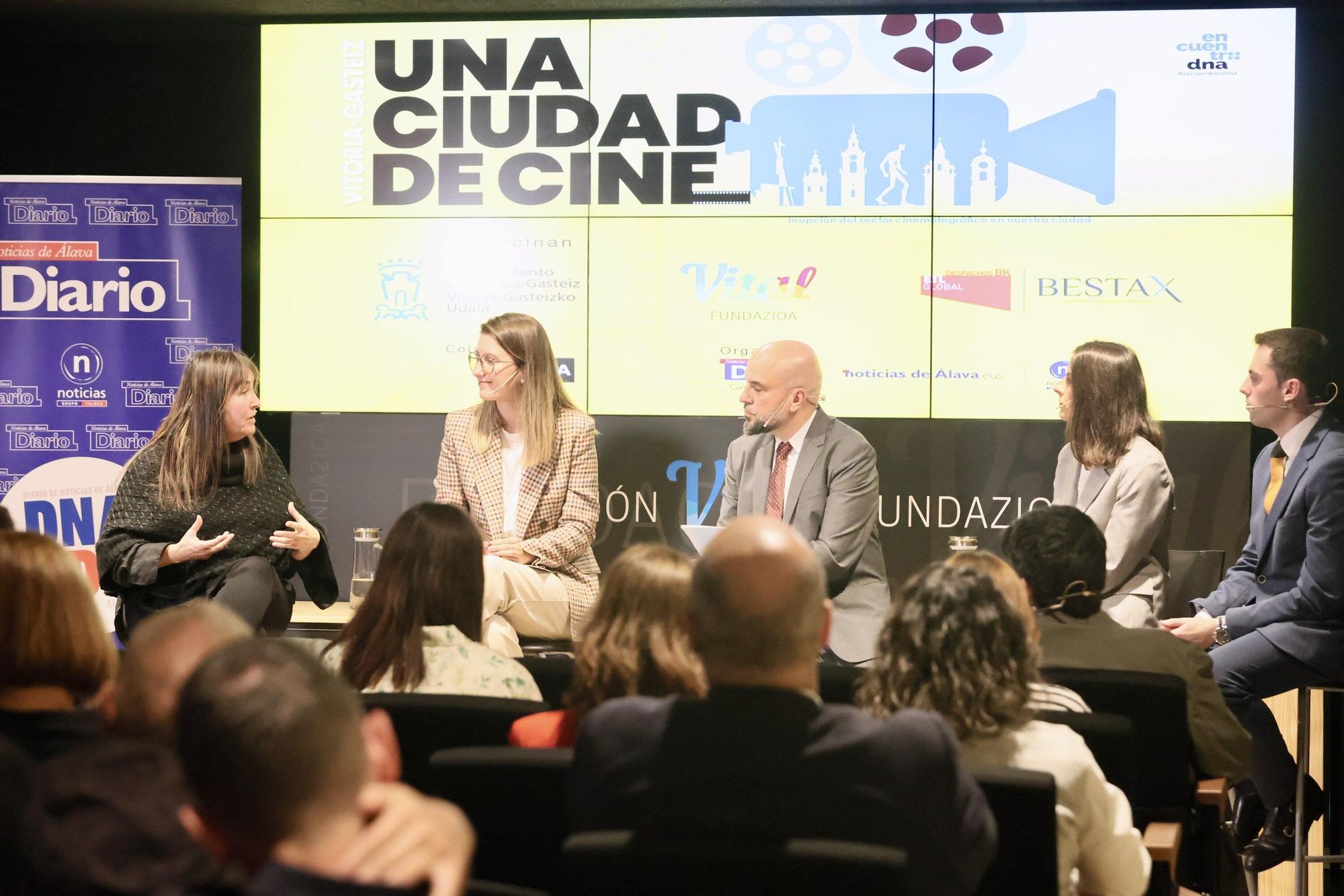 En imágenes: DNA organiza el encuentro 'Vitoria, ciudad de cine'