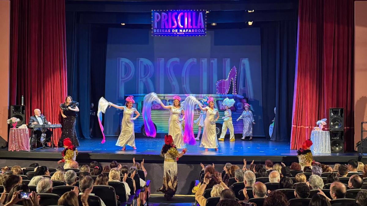 &#039;Priscilla, Reinas de Nafarroa&#039; musikalaren estreinaldia.