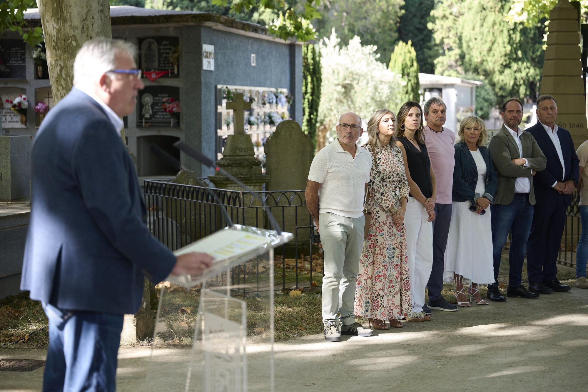 Homenaje a Pablo Sarasate en el cementerio de San José