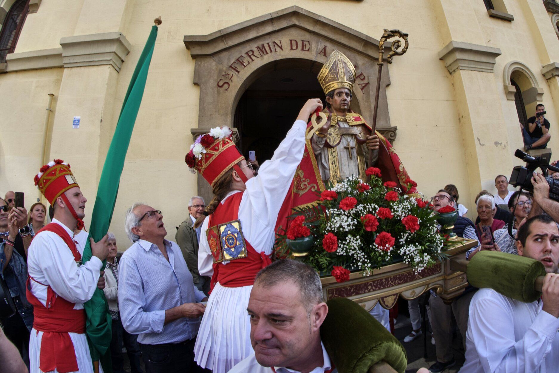 Fotos de la procesión de San Fermín Txikito