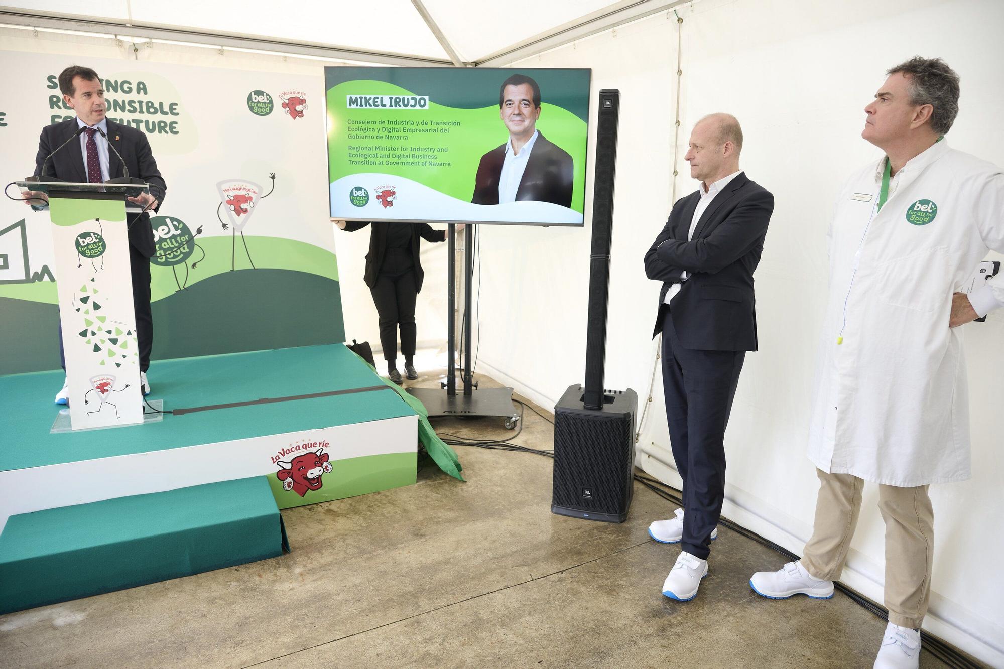 Fotos de la visita a la fábrica en Iraizotz de Grupo Bel