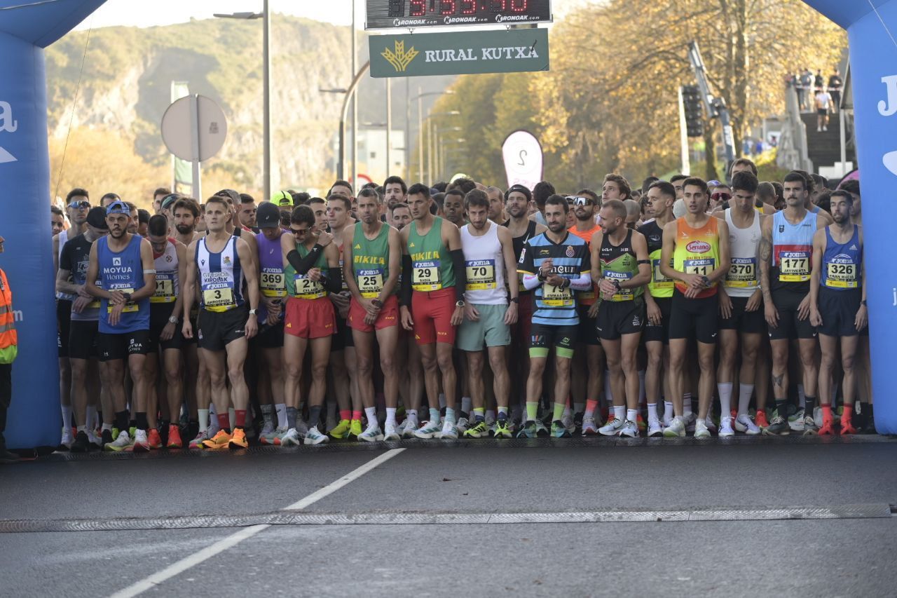 En imágenes: Ilusión y concentración en la salida de la Behobía- San Sebastían