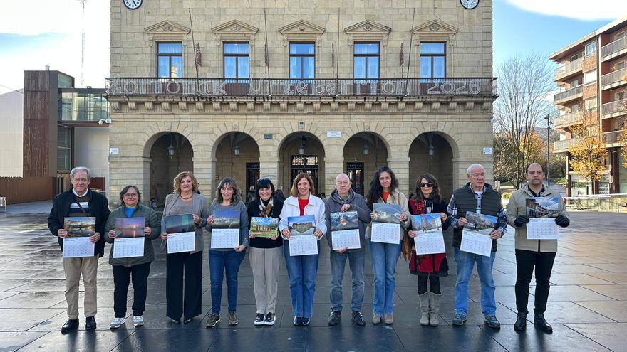 Irun presenta su Calendario Municipal 2026, centrado en los rincones “de postal” de la ciudad