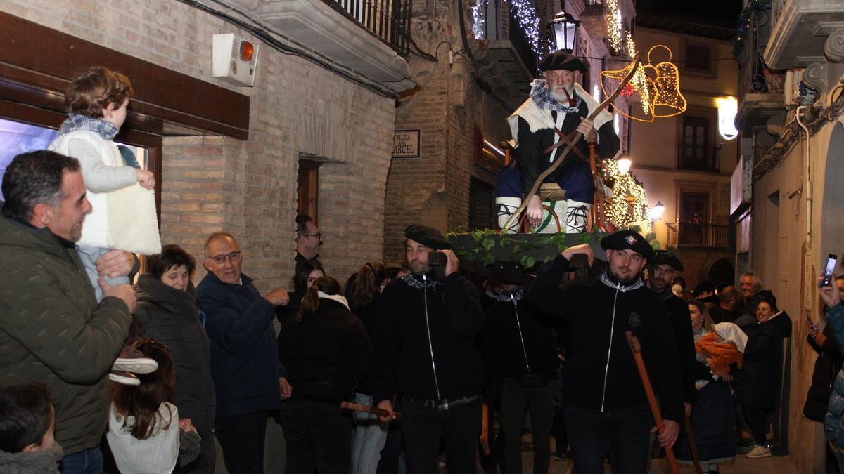 Desfile del Olentzero de Corella del año pasado