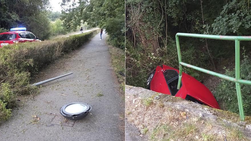 Se accidenta en Etxarri Aranatz y da positivo en la prueba de alcoholemia: "Lo podrá contar..."