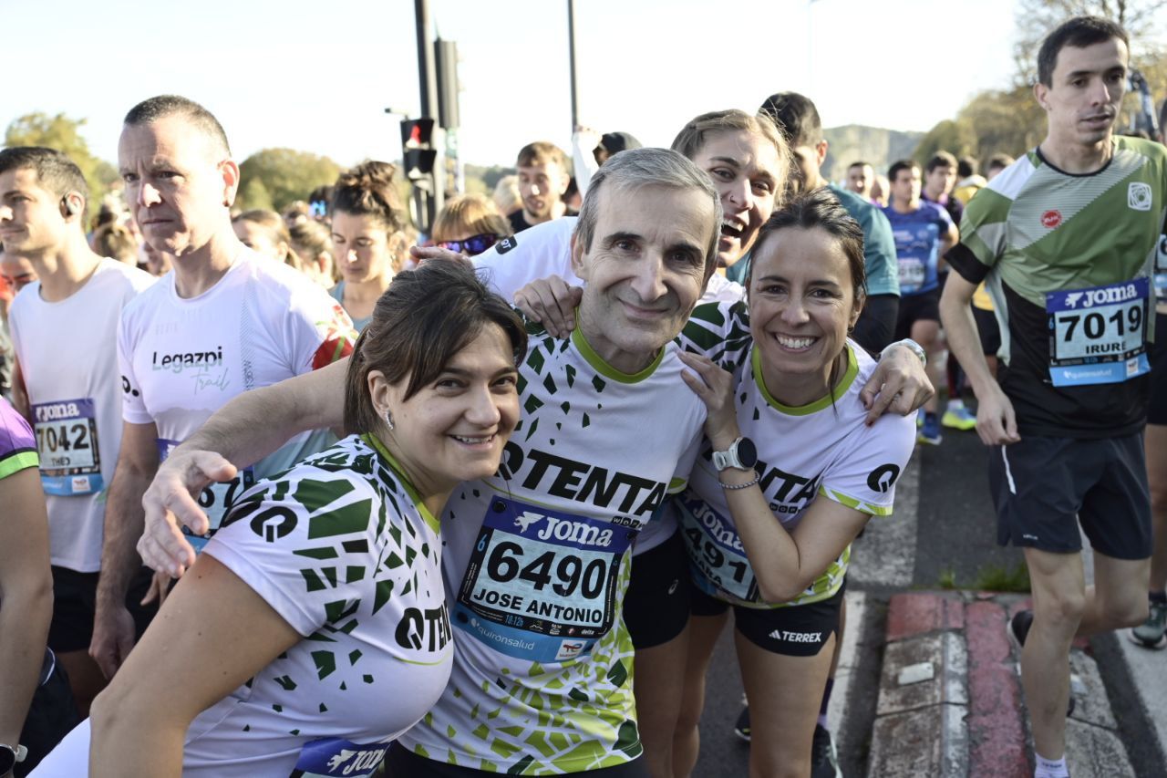 Ilusión y concentración en la salida de la Behobia-San Sebastián