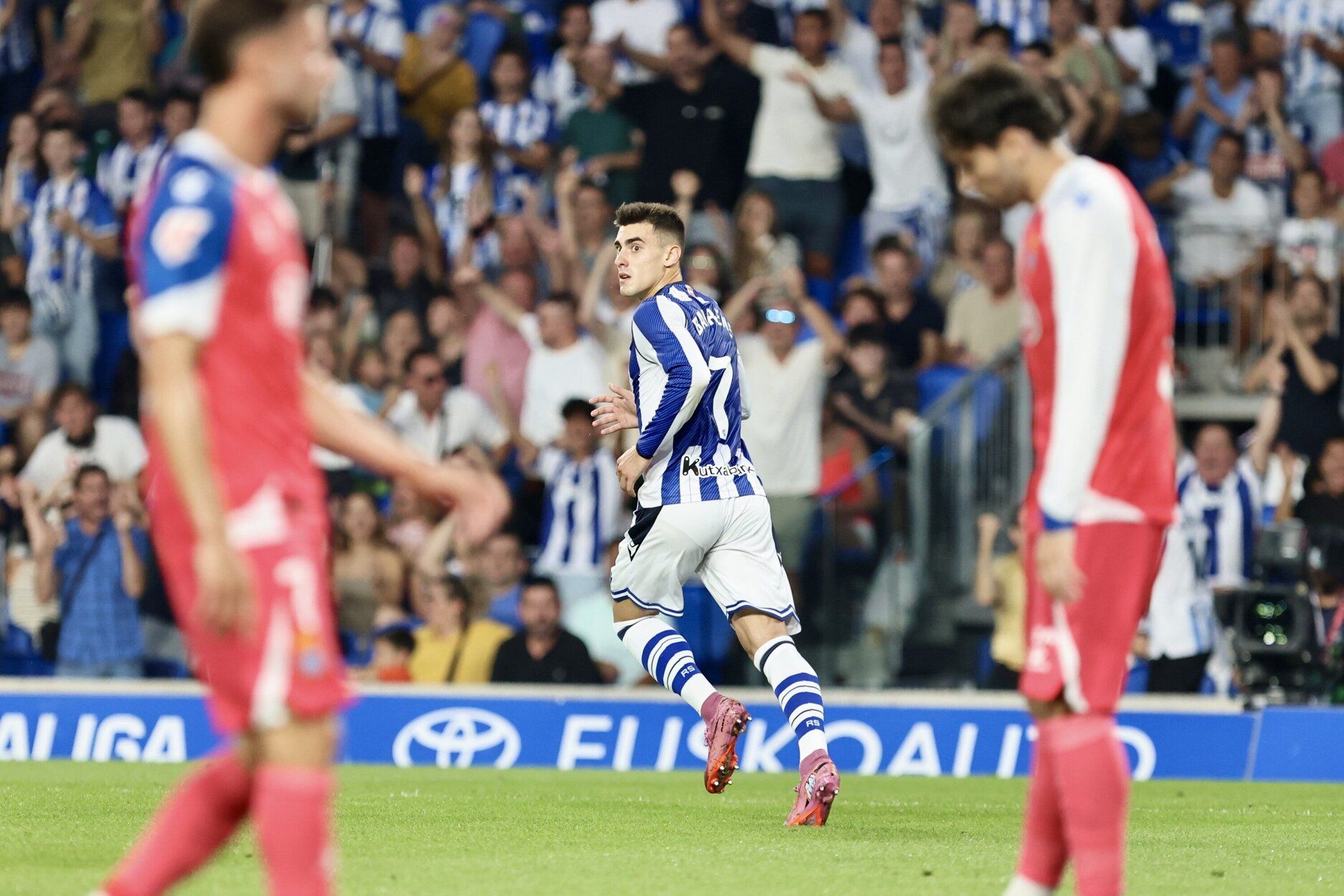 [Fotos] Partido loco en Anoeta de la Real Sociedad y el Espanyol