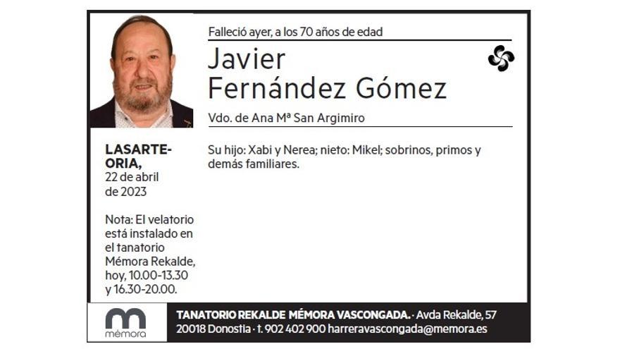 Javier Fernández Gómez