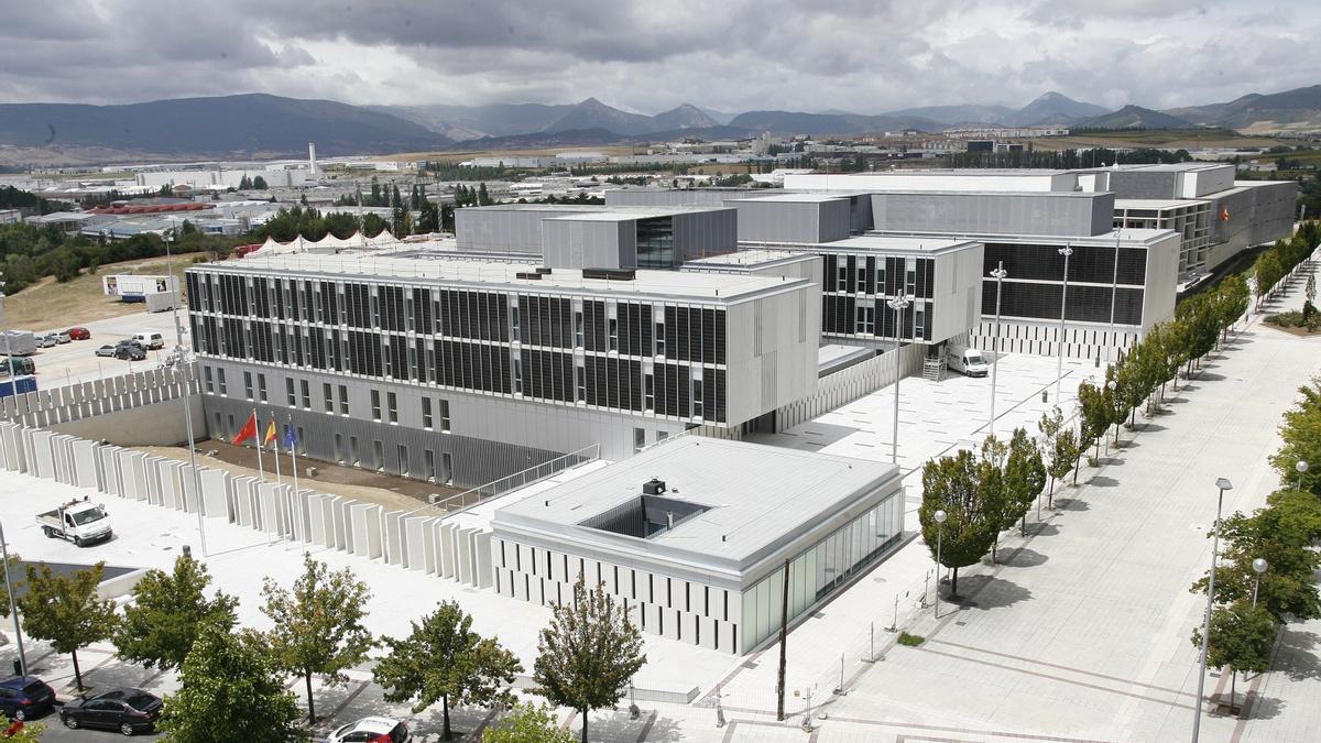 Vista aérea de la Ciudad de la Música, sede del Conservatorio Profesional y el Conservatorio Superior.
