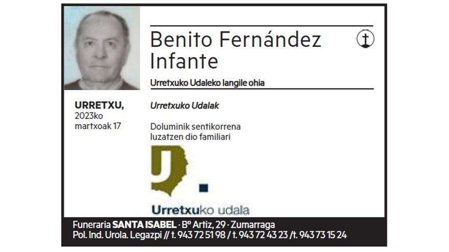 BENITO FERNANDEZ INFANTE