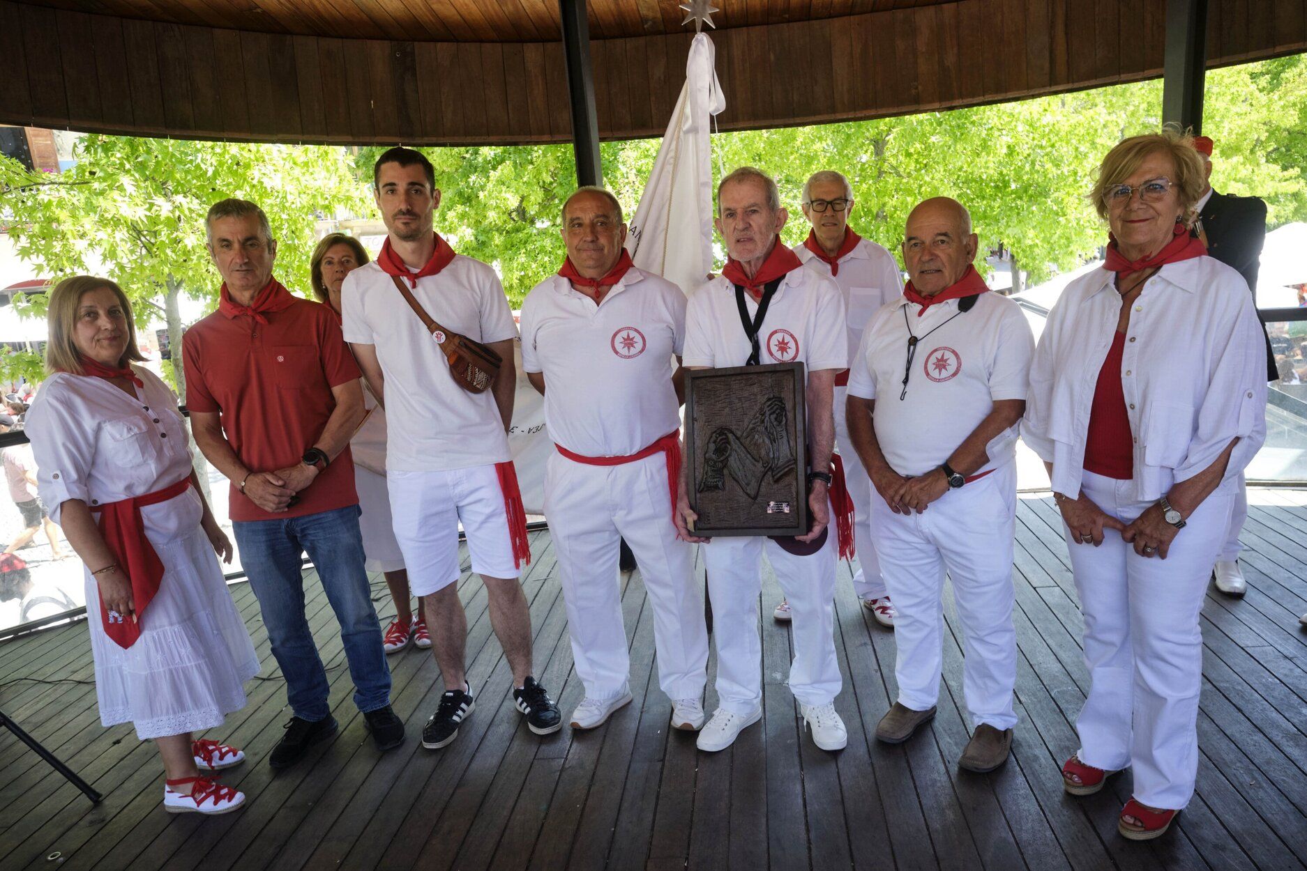 Fotos del inicio de las fiestas de Estella-Lizarra