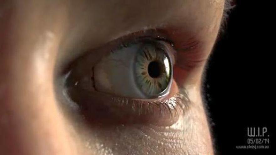 Un diseño tan realista que parece un ojo de verdad
