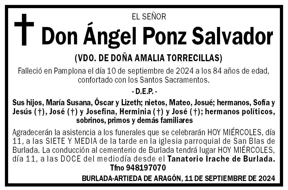 Ángel Ponz Salvador