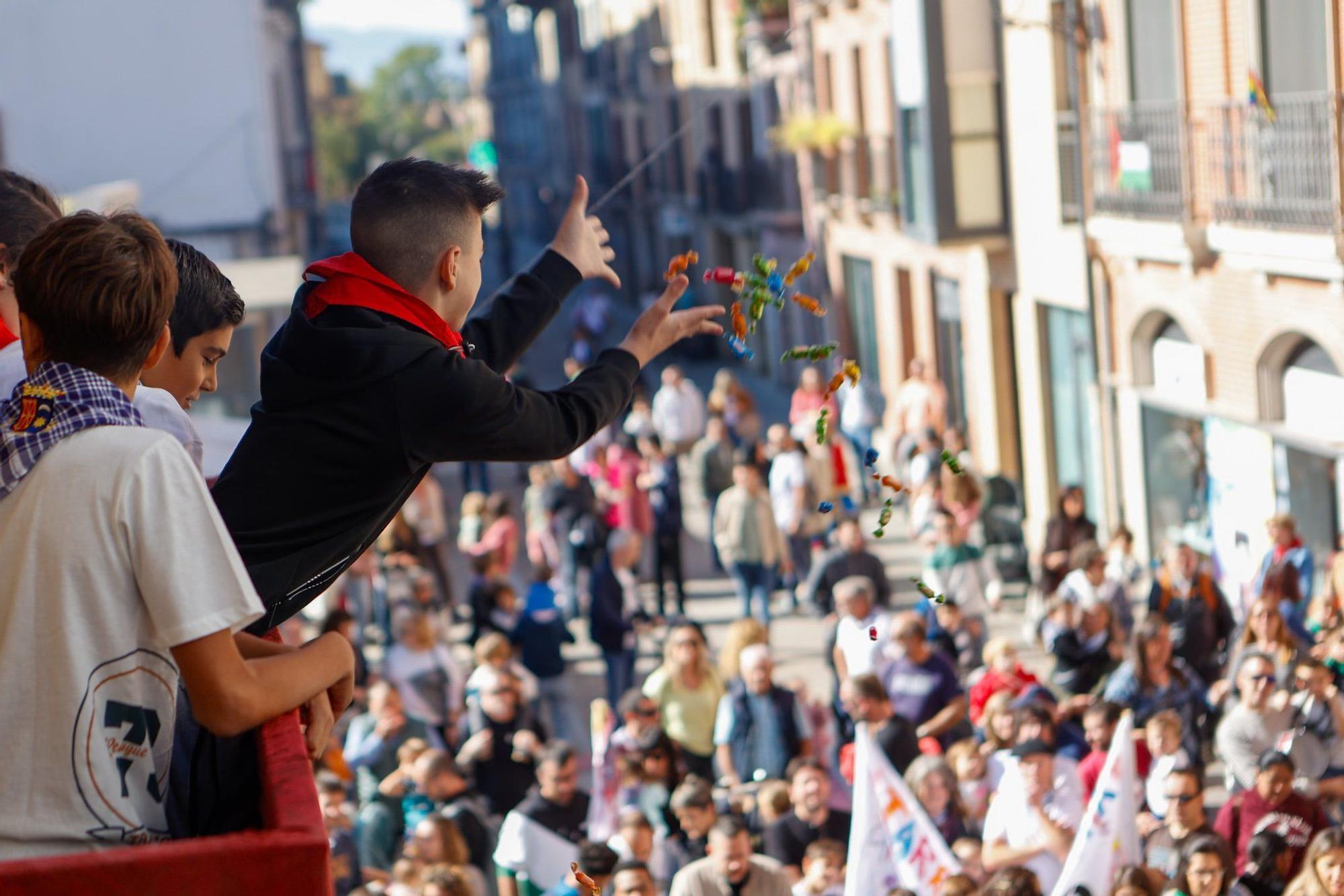 Multitudinario chupinazo infantil en Villava-Atarrabia