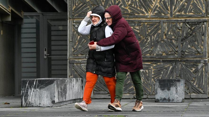 La borrasca Ingrid ya hace de las suyas en Gipuzkoa