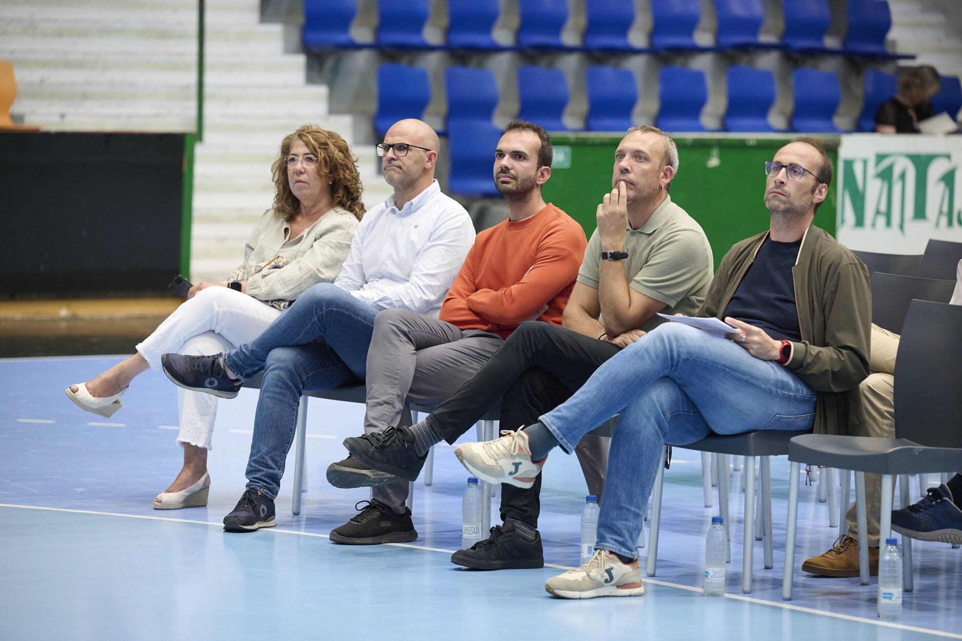 Fotos de la presentación de los equipos de Anaitasuna de balonmano