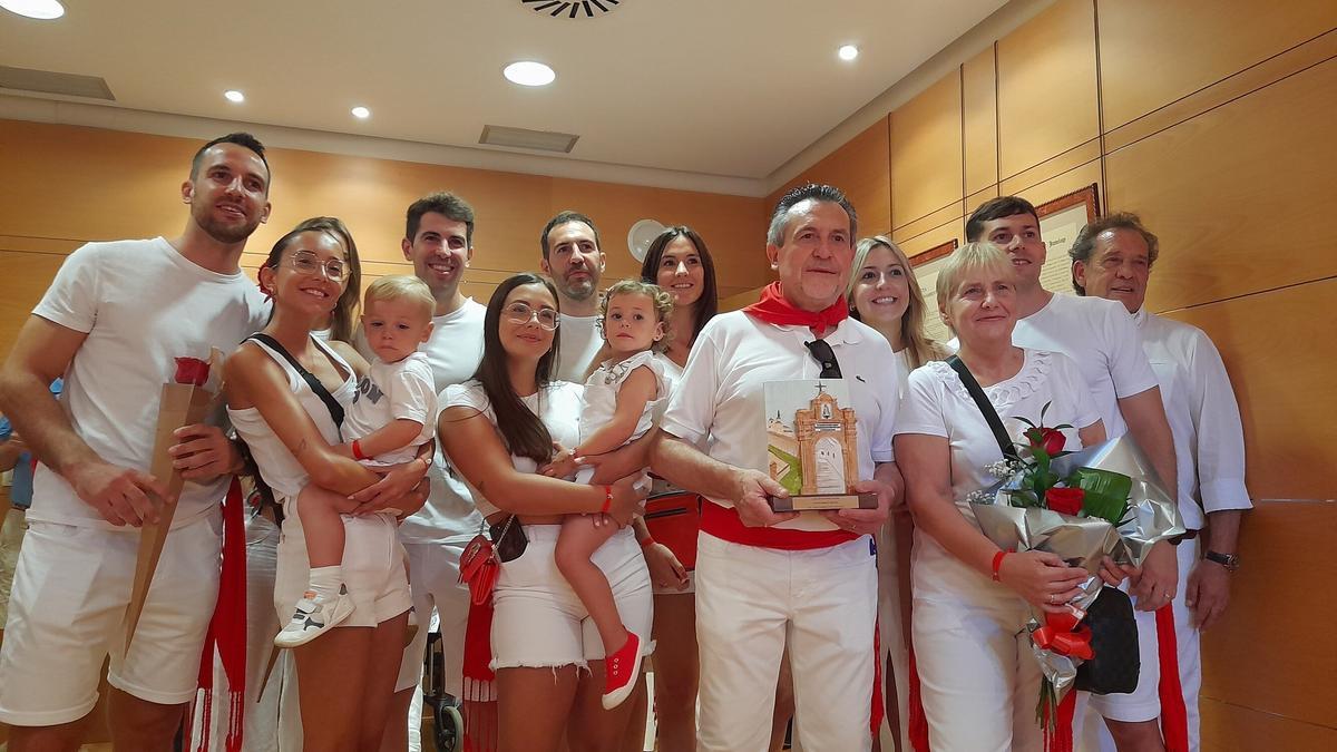 David Jiménez, recibiendo el reconocimiento.