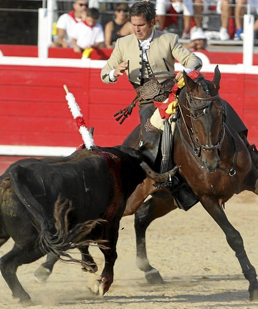 Ajustadísmo lance del calagurritano Sergio Domínquez ante el 3º.