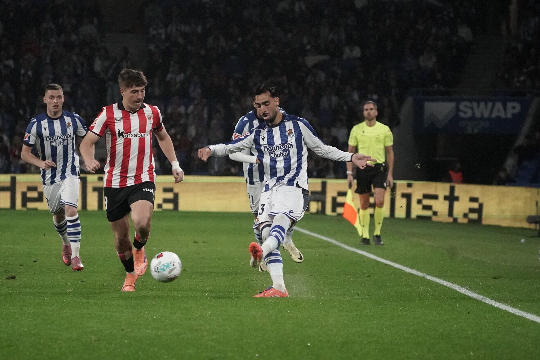 Las mejores imágenes del partido entre la Real y el Athletic