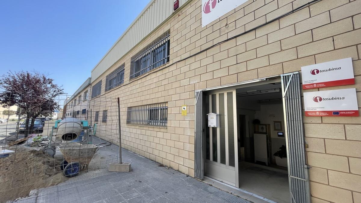 Taller de Tasubinsa en San Adrián.