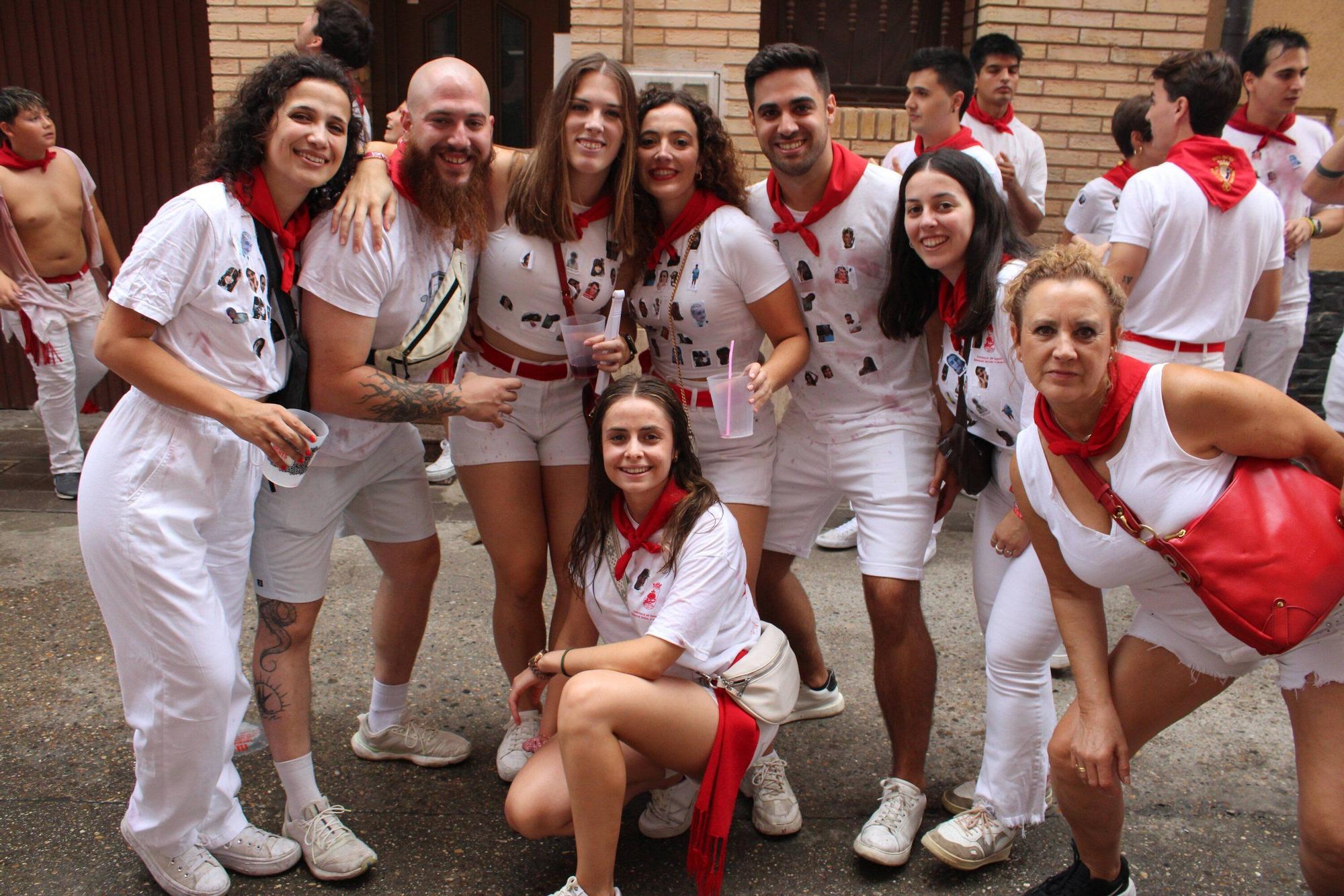 Fotos del cohete en fiestas de Cintruénigo 2025