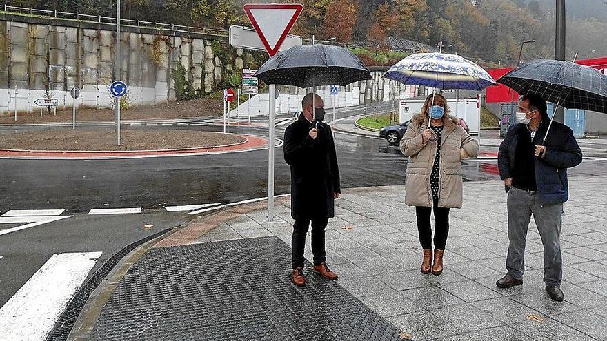 Entrada y salida de Aretxabaleta más segura