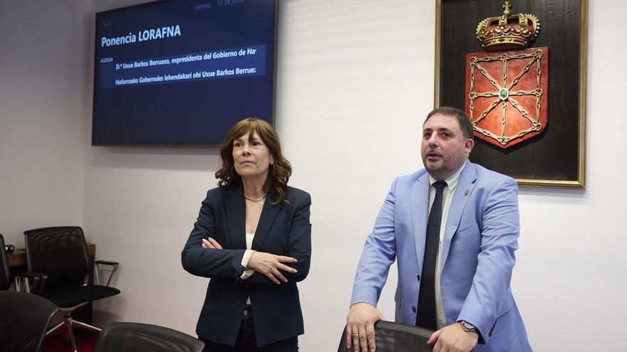Barkos propone reformar la Lorafna para ampliar el autogobierno y la oficialidad del euskera en toda Navarra