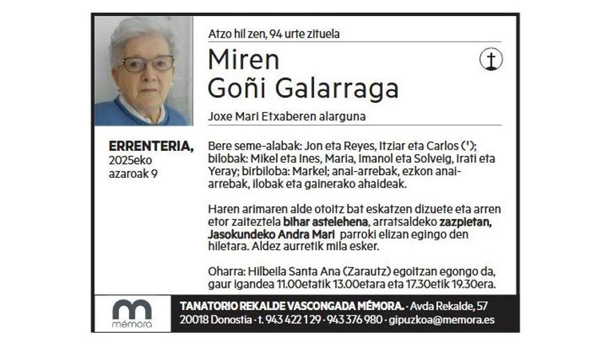 MIREN GOÑI GALARRAGA