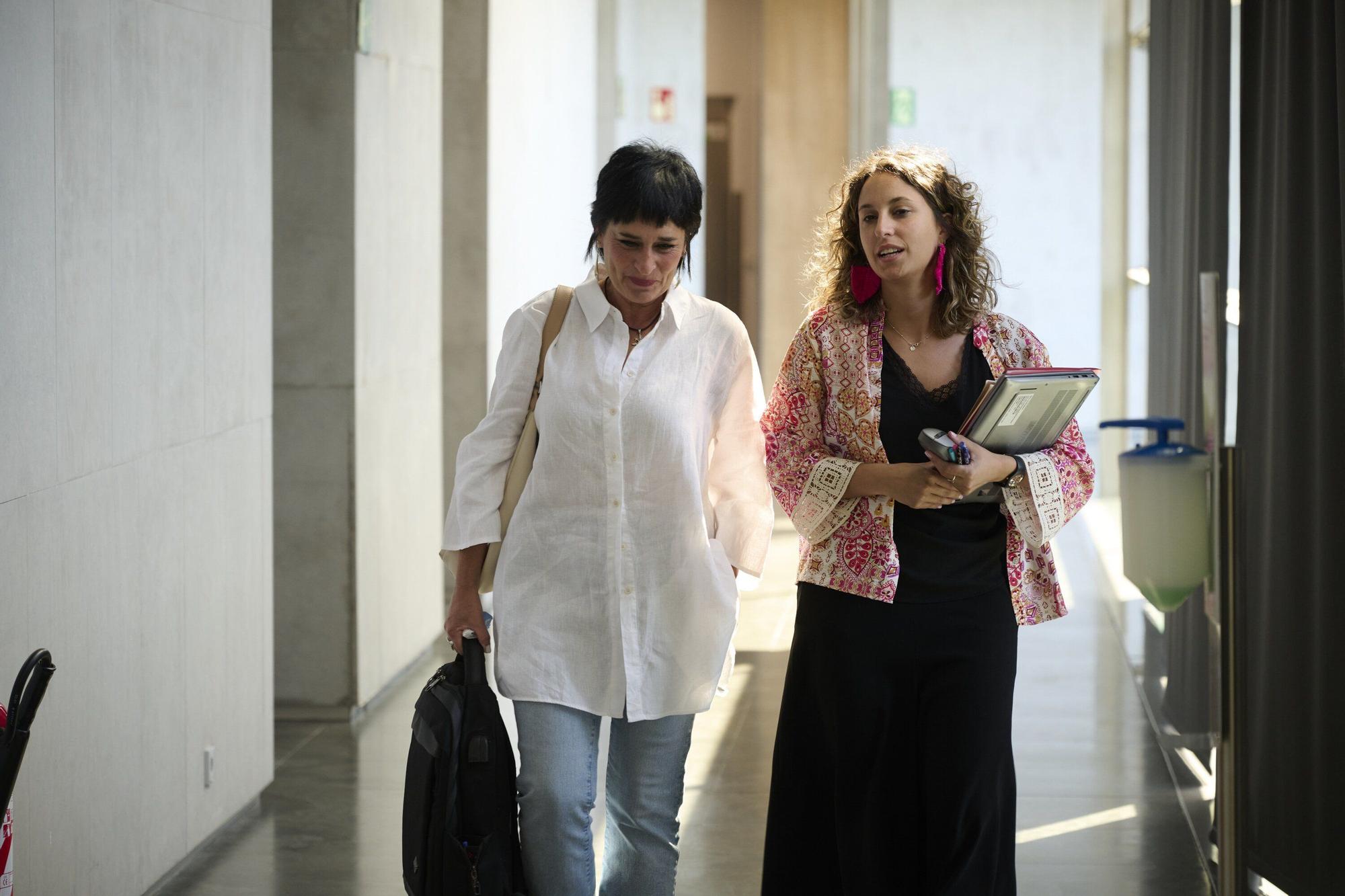 Chivite, en la Comisión de Régimen Foral del Parlamento de Navarra