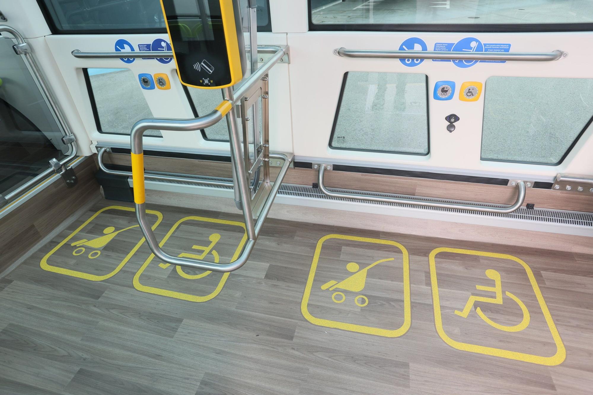 Dos nuevos autobuses eléctricos para Vitoria
