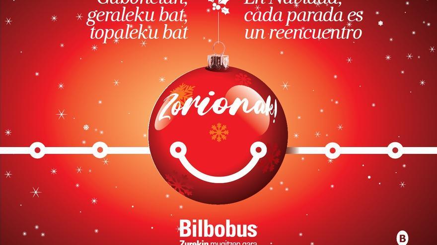 Bilbobusen autobus turistikoak Gabonetako argiez gozatzeko aukera emango du