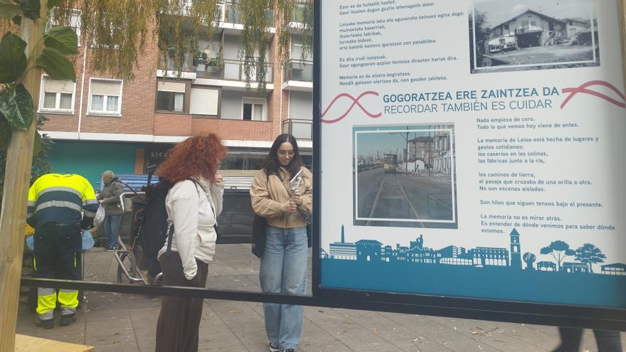 Leioa echa la vista atrás en una exposición que recoge recuerdos