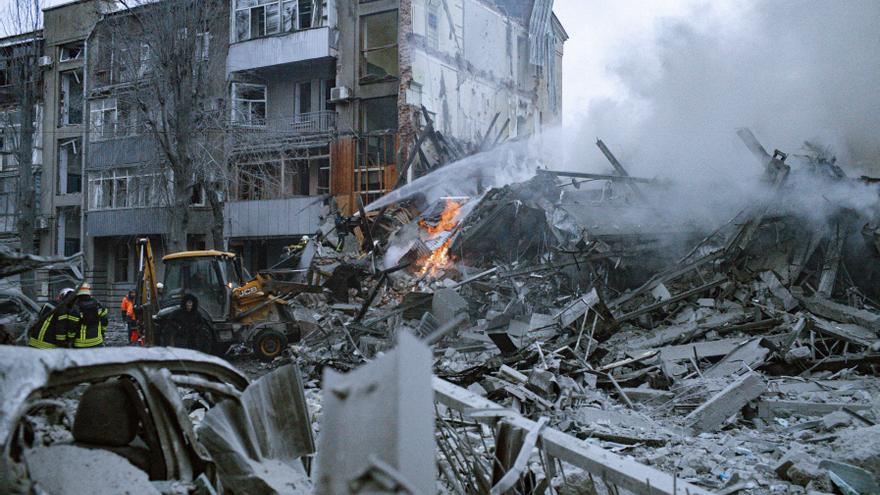 Rusia lanza 25 misiles y casi 300 drones en un nuevo ataque masivo a Ucrania