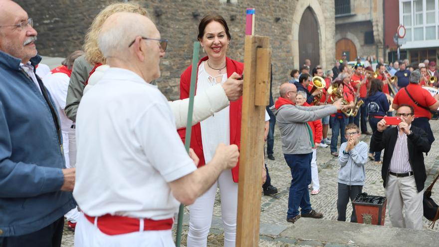 En imágenes: Vitoria también celebra su txupinazo de San Fermín